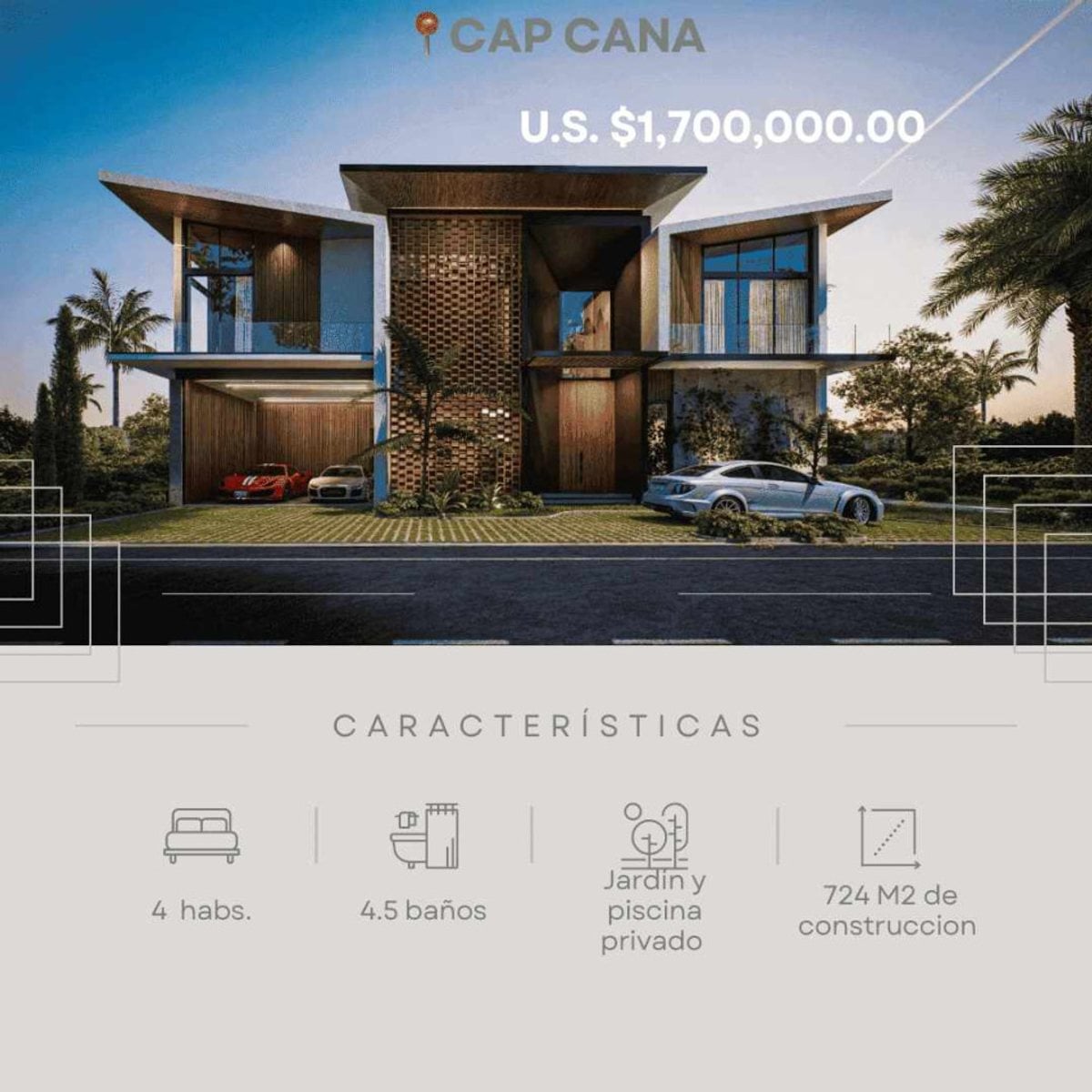 Villa de Lujo en Cap Cana – foto 1