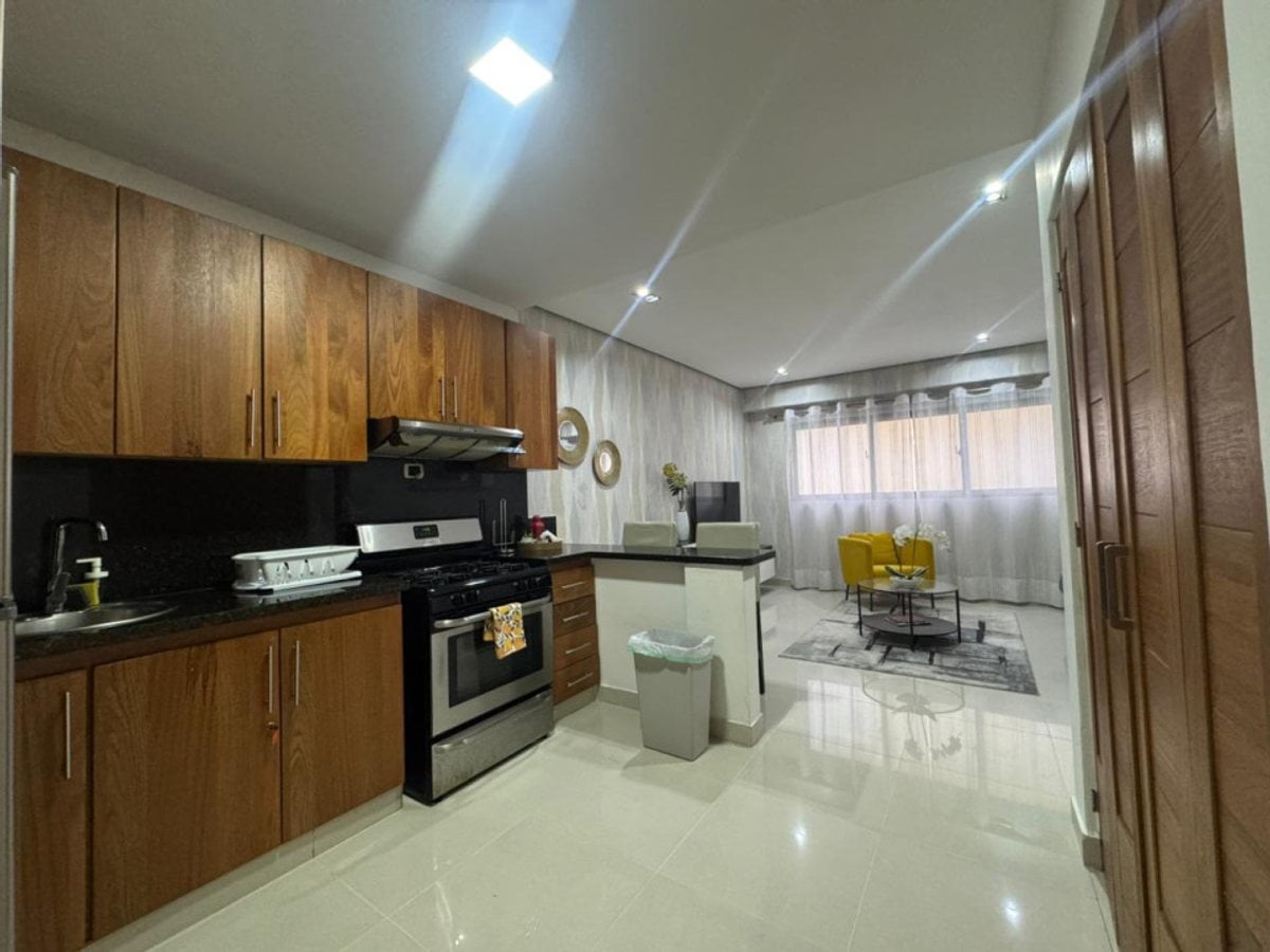 Apartamento amueblado en alquiler en Piantini – foto 3