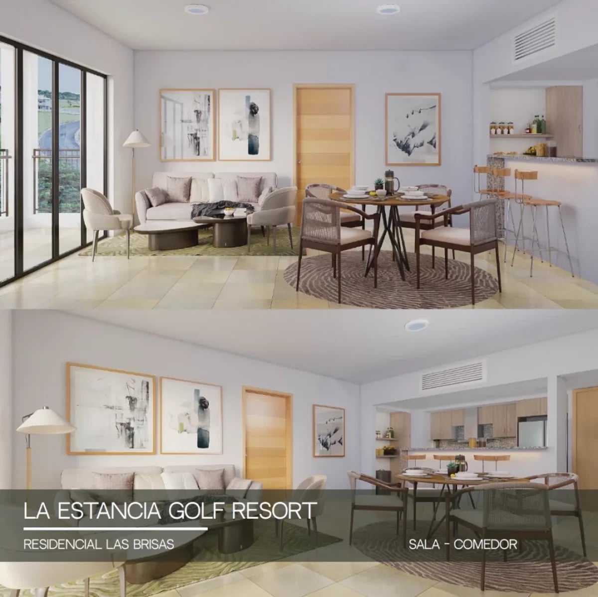 Moderno Apartamento de 2 Hab en La Estancia Golf Resort – foto 1