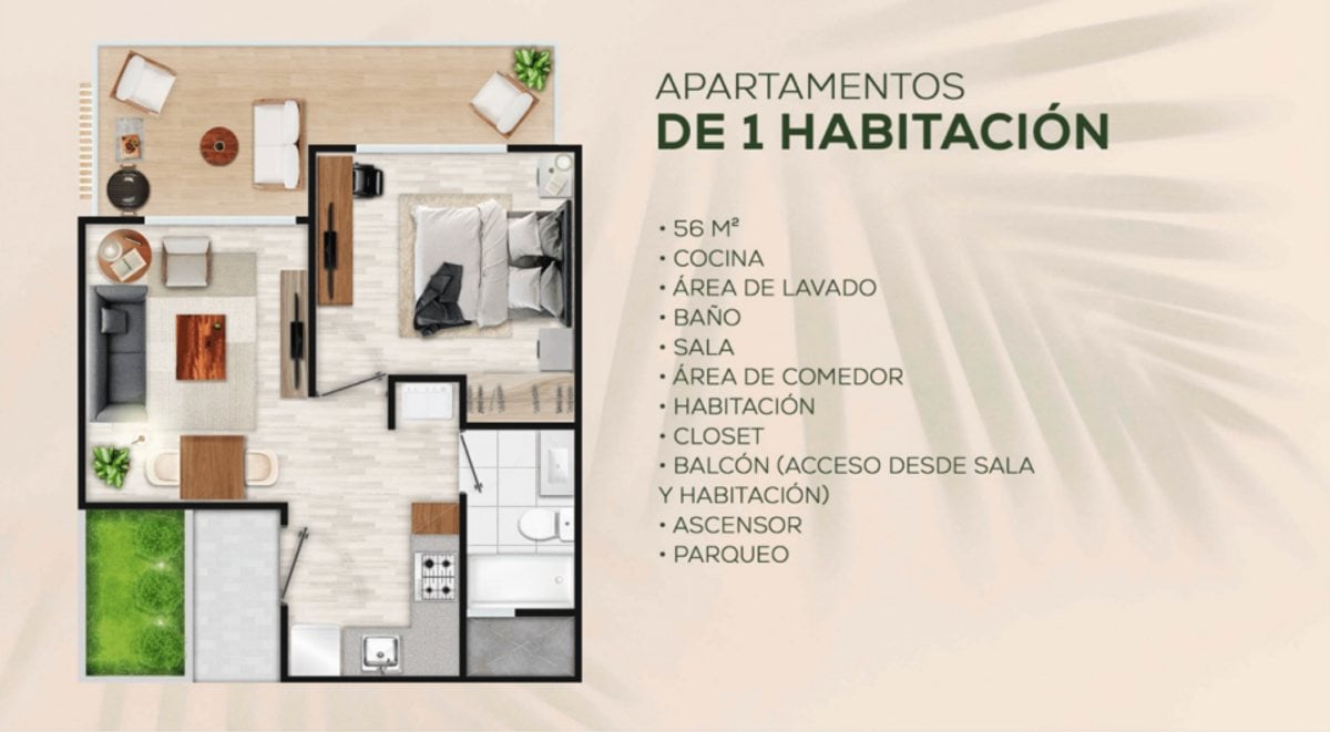 Apartamento con vista a la piscina en 7PALMS , Vista Cana – foto 5