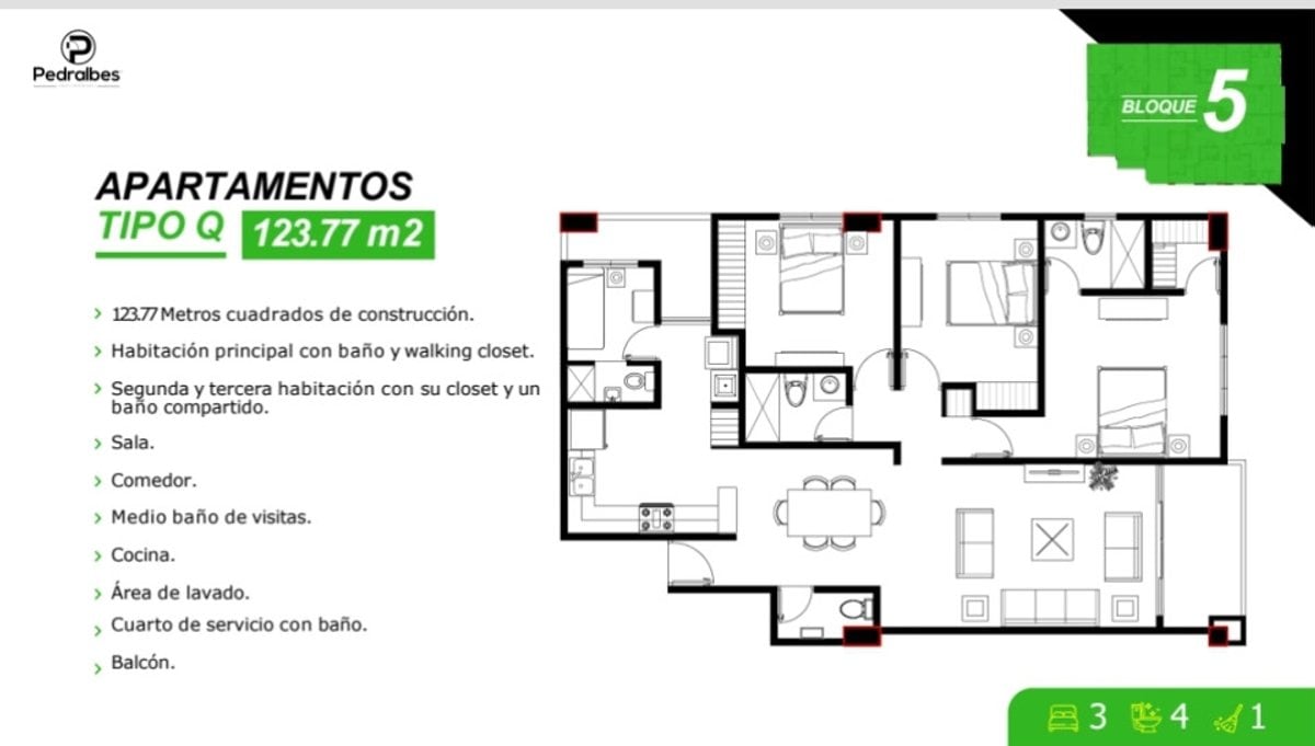 Venta de apartamento en Canvas Arroyo Hondo Viejo – foto 2
