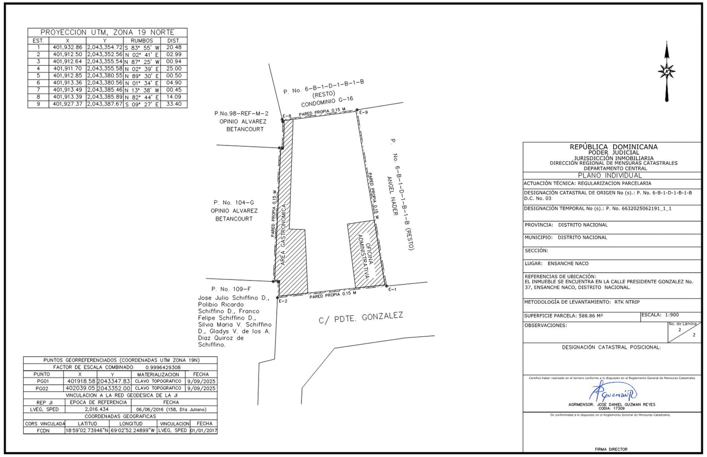Terreno/Solar en venta Ens.Naco con 588.86 – foto 1