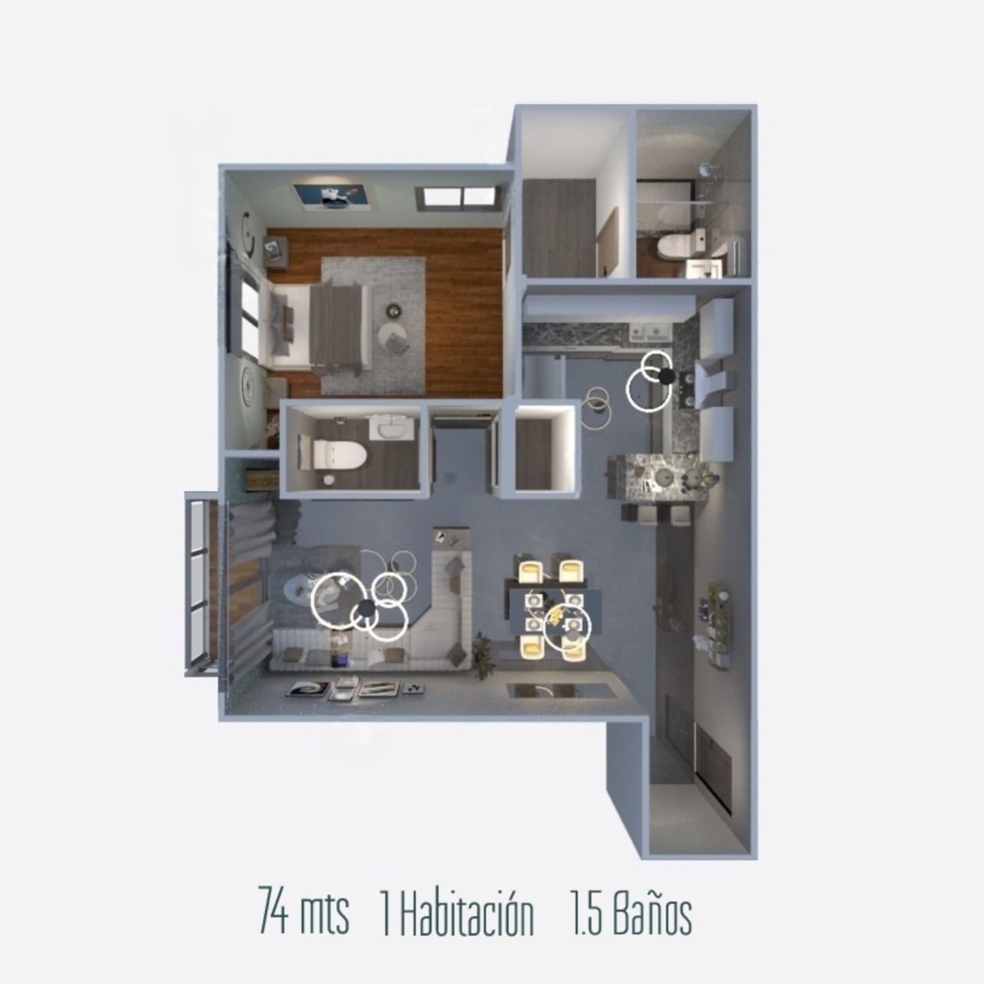 Proyecto de apartamentos en Los Cacicazgos – foto 2