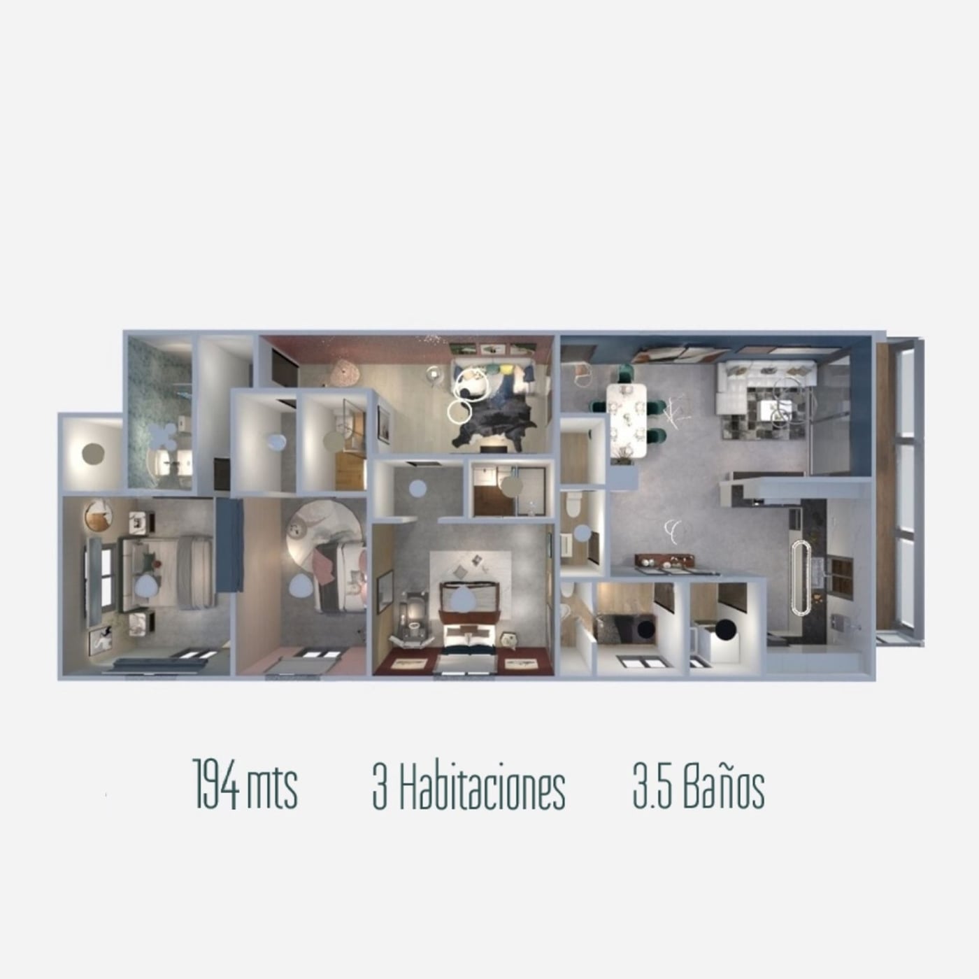 Proyecto de apartamentos en Los Cacicazgos – foto 4