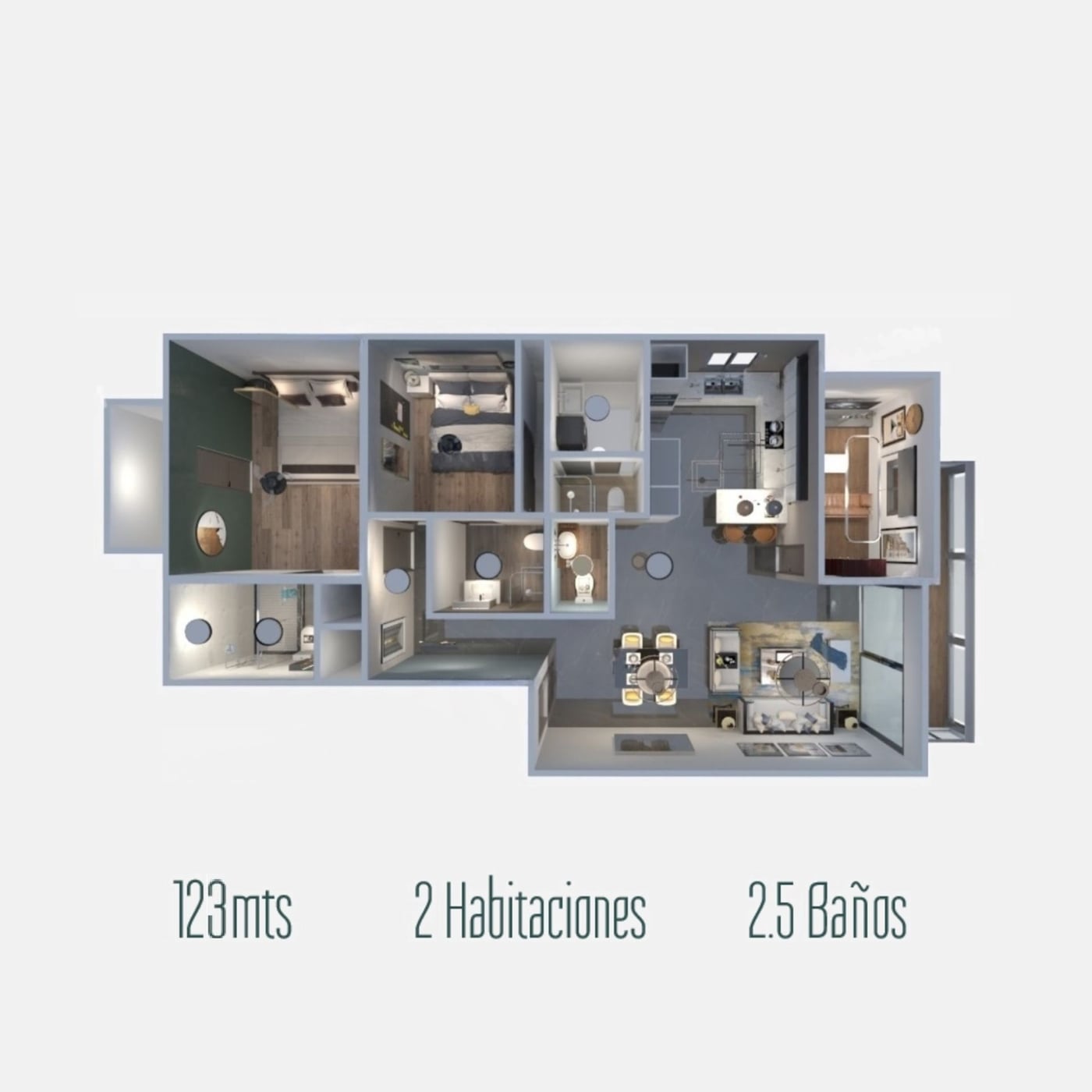Proyecto de apartamentos en Los Cacicazgos – foto 5