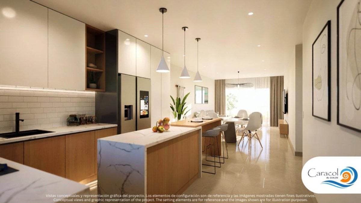Penthouse con terraza y vista al golf en Cocotal – foto 1