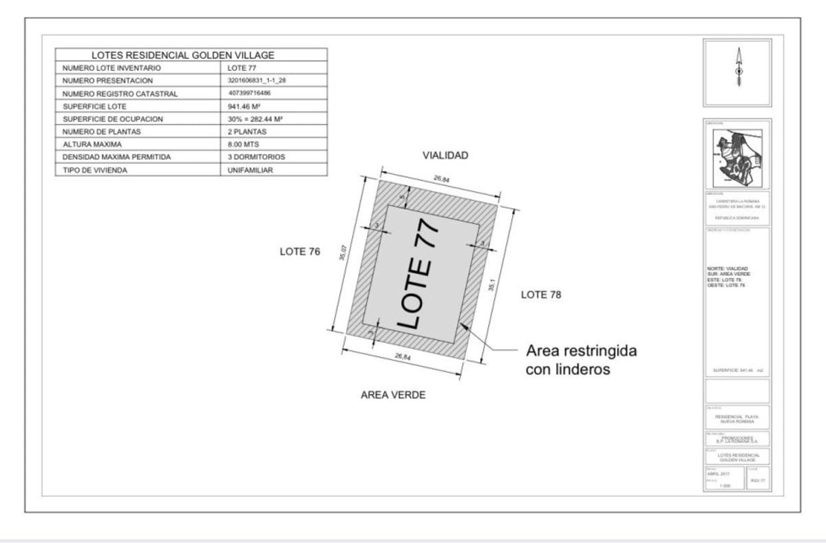 Solar de 941.46 m², en Playa Nueva Romana – foto 1