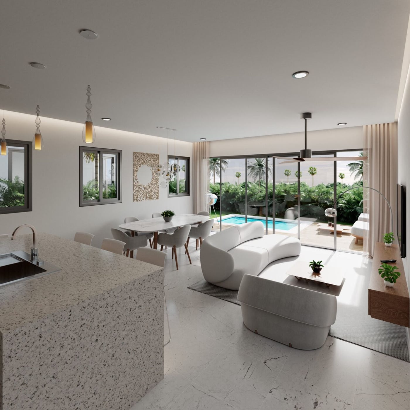 Primaveral IV, Villa de 3 Habitaciones y 2 Niveles – foto 3