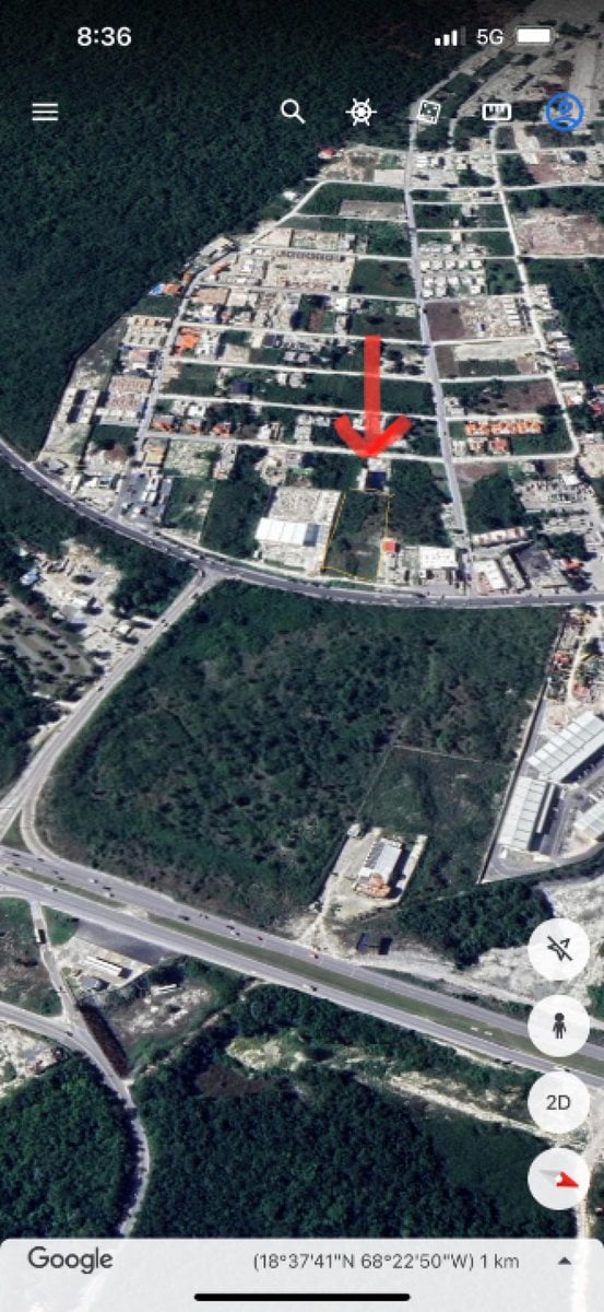 Terreno en Punta Cana, Bávaro, 4501 m² – foto 1
