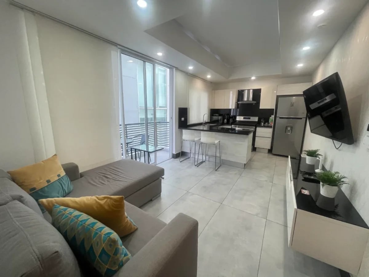 Alquiler apartamento 1 hab amueblado en Piantini – foto 1