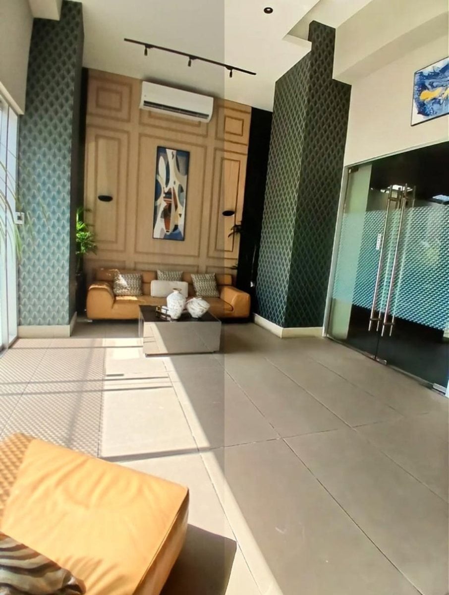 Piso alto de 2 habitaciones con vista frontal en Piantini – foto 7