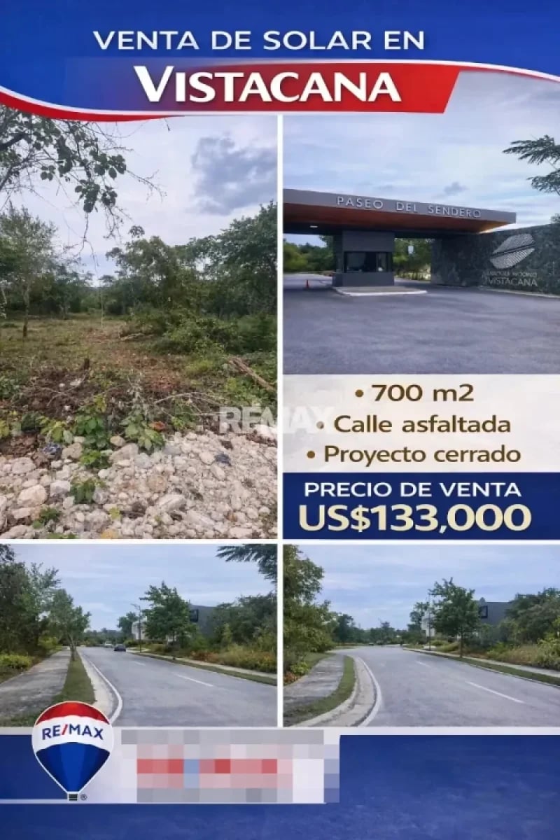 Terreno en venta, vista cana Bavaro/Punta cana. – foto 2