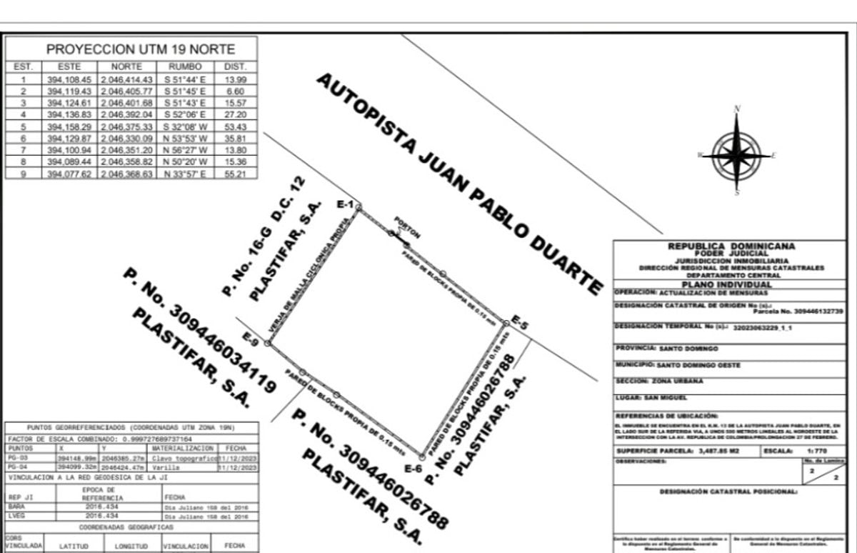 Terreno en Venta en San Miguel, Santo Domingo Oeste – foto 2
