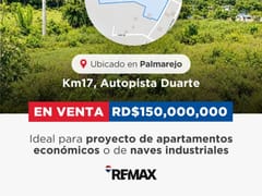 Solar en venta, Km 17 Auto. Duarte – foto 1
