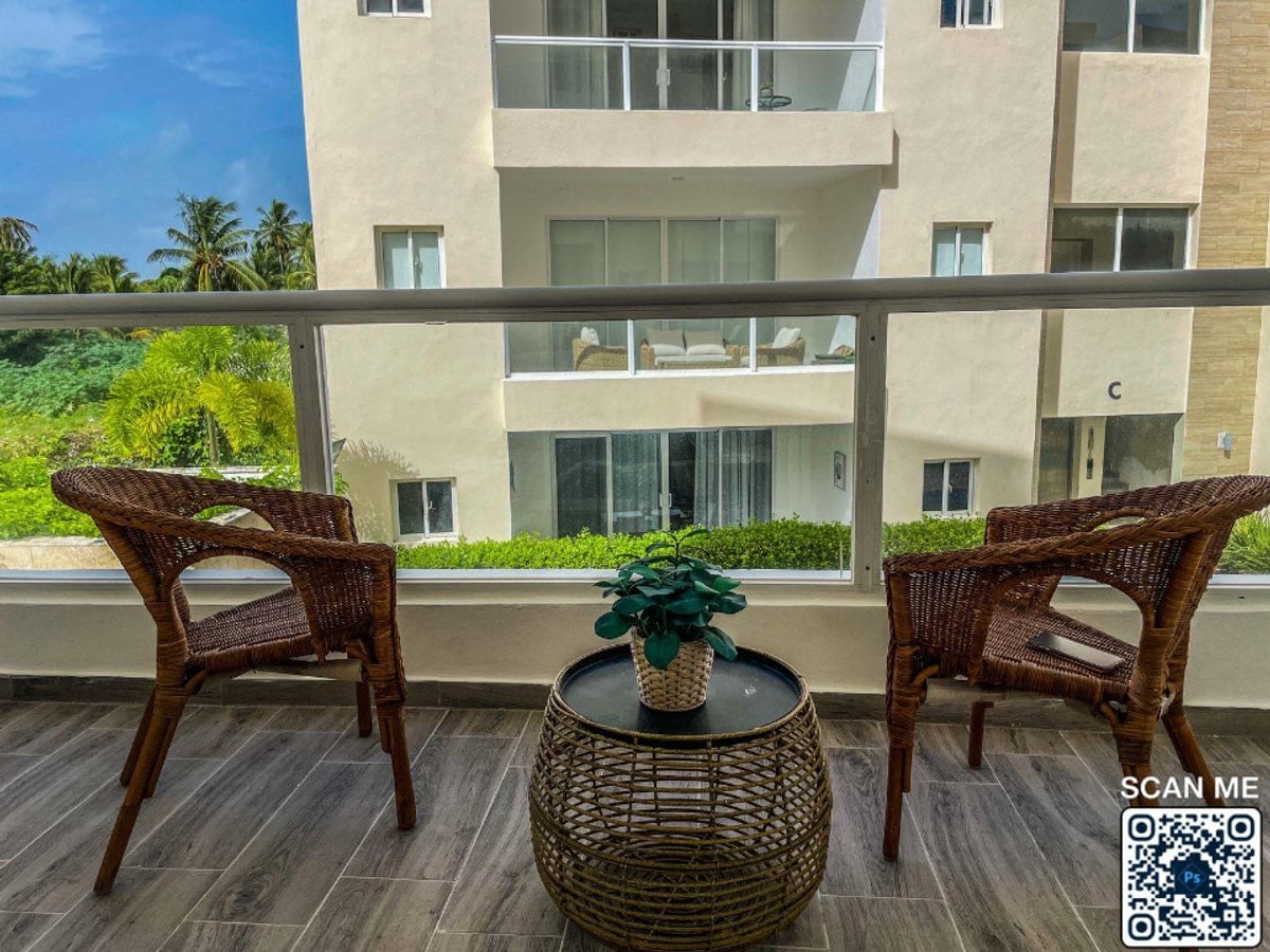 Apartamento 2 Hab. en El Cortesito, Bavaro – foto 2