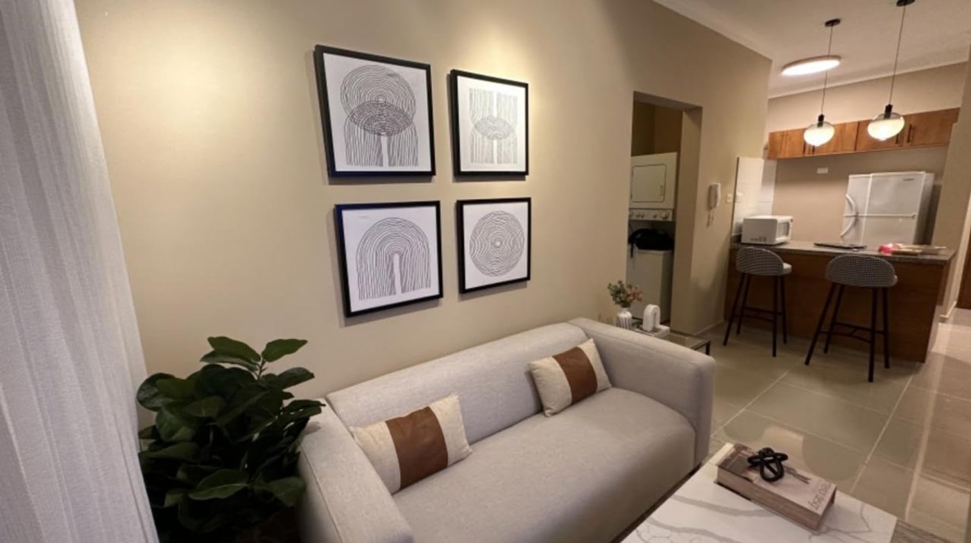 Apartamento amueblado en alquiler en Gazcue – foto 2