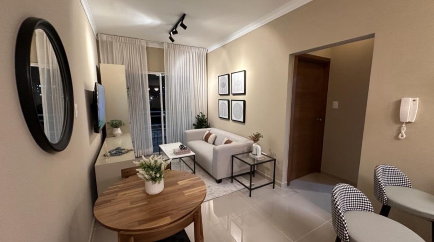 Apartamento amueblado en alquiler en Gazcue – foto 1