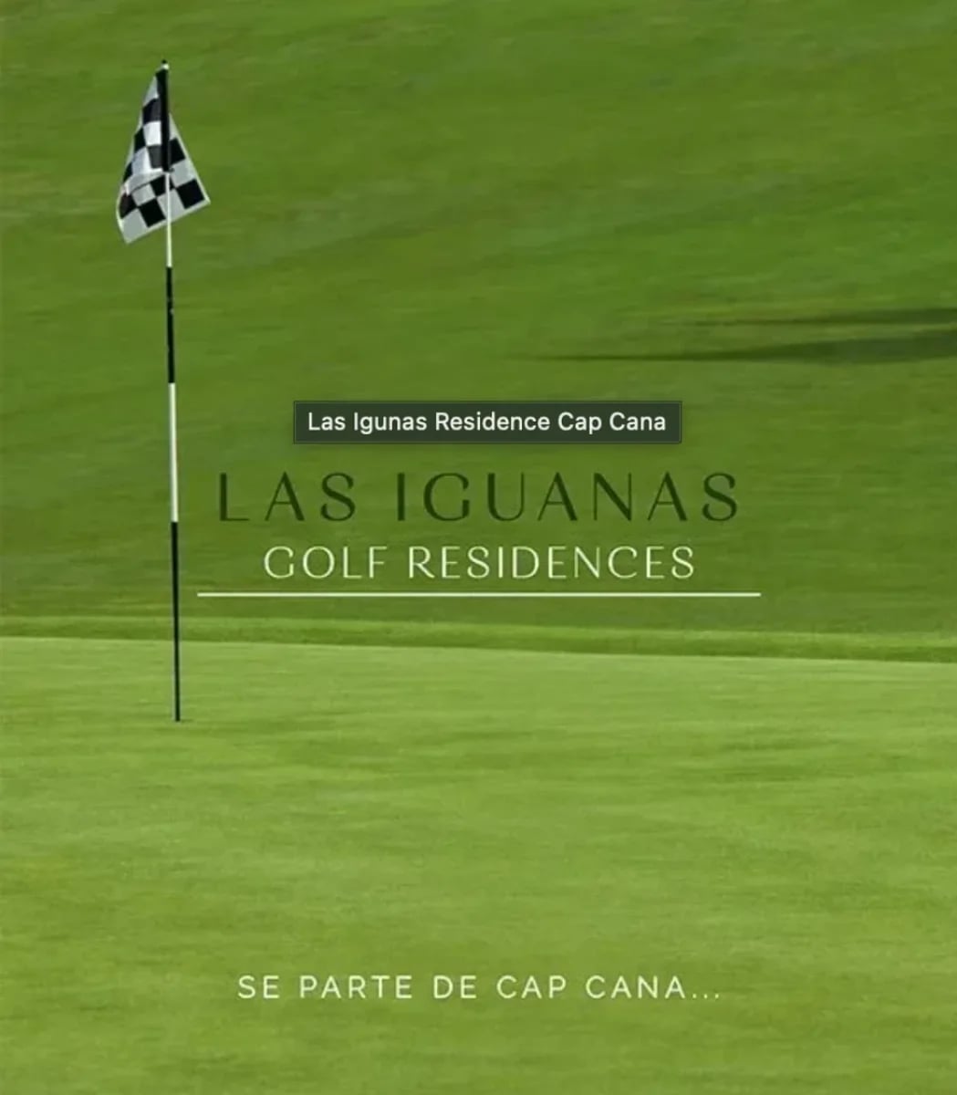 Solar en venta las Iguanas Cap Cana 2,122 m² vista golf – foto 1